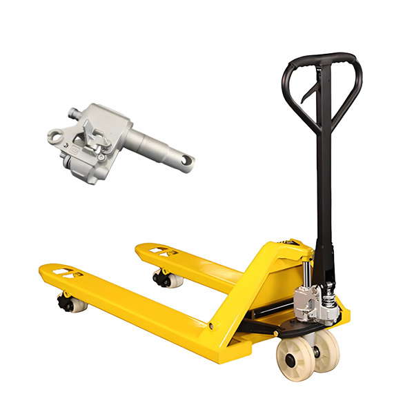 2T BF Pump Iron Nylon Wheel 540x1150 Narrow Fork Hand Pallet Jack