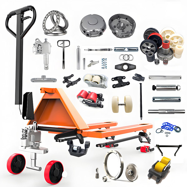 2.5T AC Pump Welded Nylon Wheel 540x1220 Narrow Fork Pallet Truck