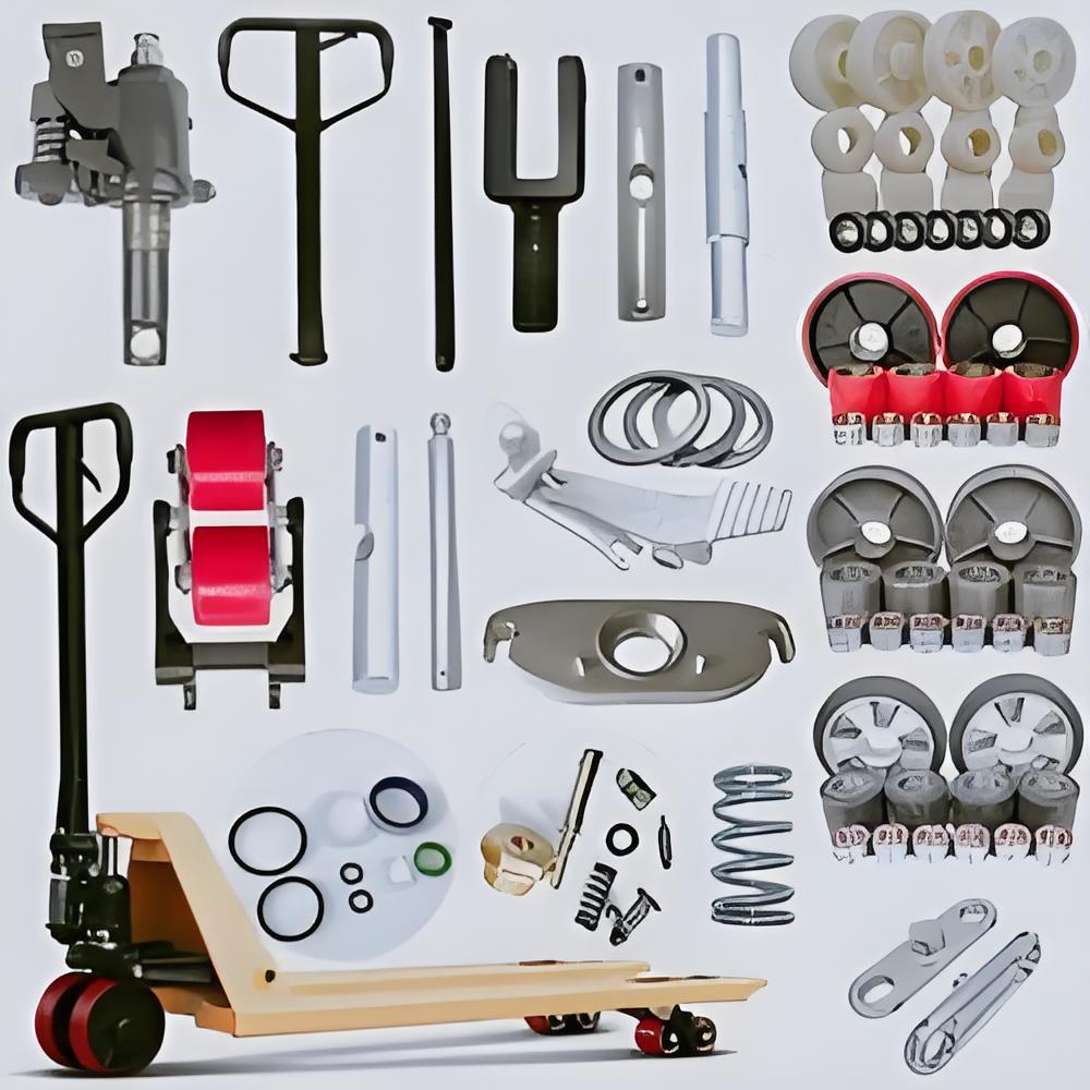 3T AC Pump Welded PU Wheel Low Profile 51mm Low Profile Pallet Truck