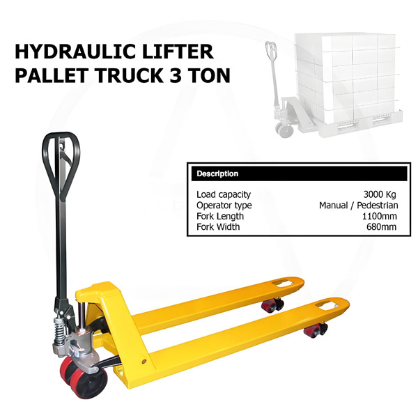3 Ton Pallet Jack Hydraulic Cylinder Complete Assembly AC Pump Type