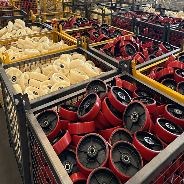 Hand Pallet Truck Wheel Set Full Nylon Wheels