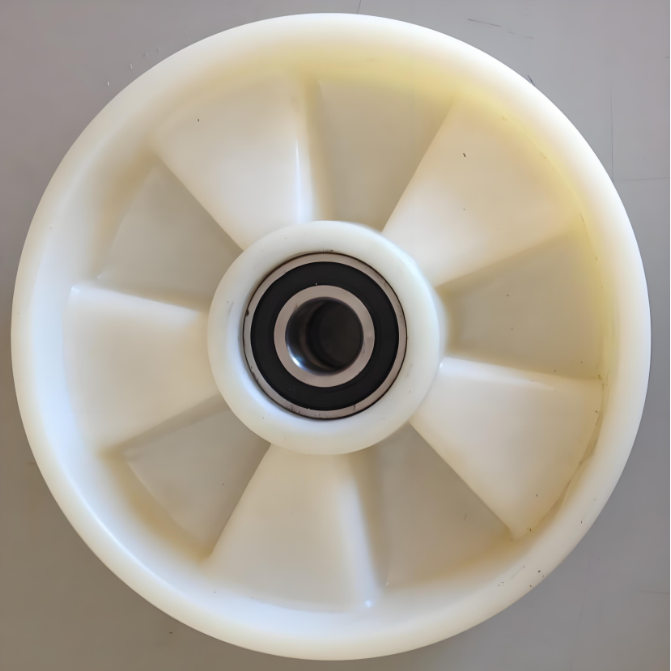 Heavy Duty Nylon Guide Wheel Nylon 100x67x30mm Plain Bore for Pallet Jack