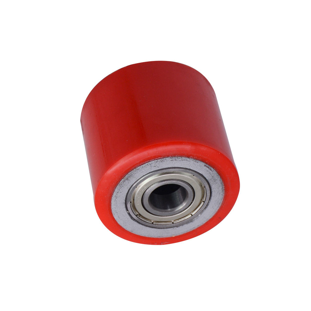 Heavy Duty PU Guide Wheel High Resilience PU 100x67x30 Plain Bore for Pallet Jack