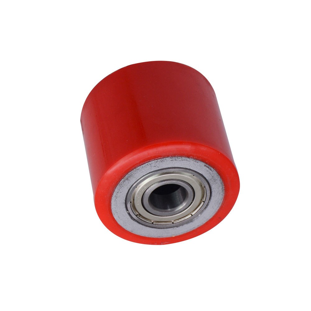 Heavy Duty PU Guide Wheel High Resilience PU 100x67x30 Plain Bore for Pallet Jack