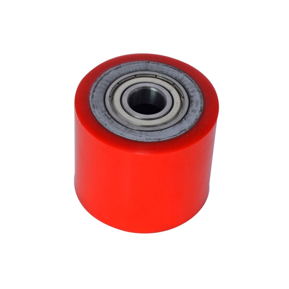Heavy Duty PU Guide Wheel High Resilience PU 100x67x30 Plain Bore for Pallet Jack