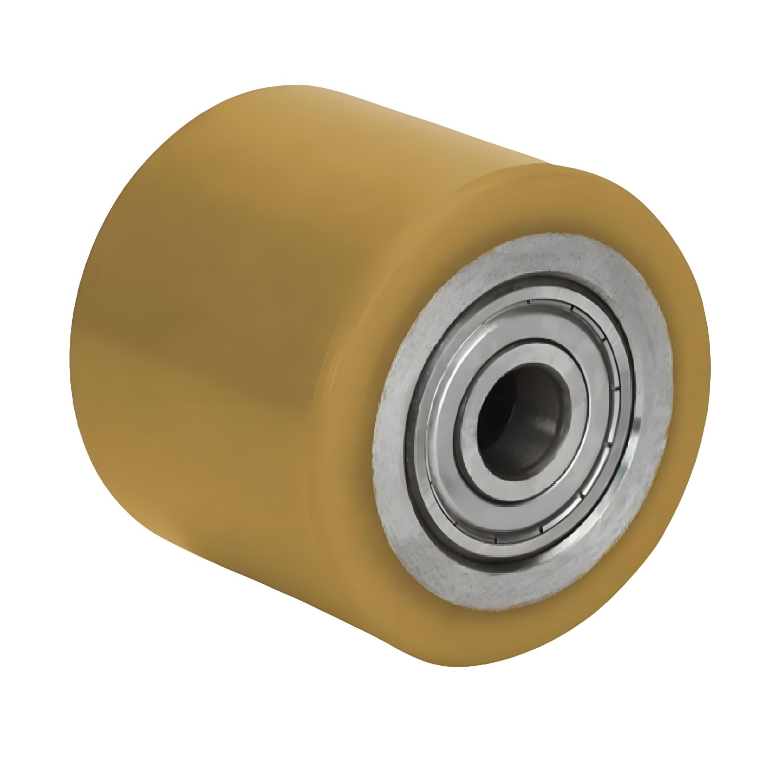 PU Load Wheel Polyurethane 80x70x25 Heavy Duty Needle Bearing