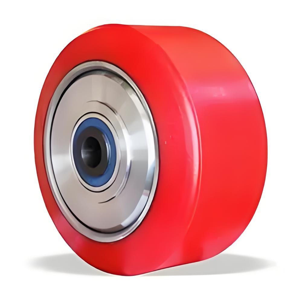 PU Steering Wheel Polyurethane 80x70x25mm Needle Bearing for Hand Pallet Truck