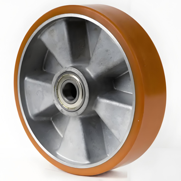 PU Steering Wheel Polyurethane 80x70x25mm Needle Bearing for Hand Pallet Truck