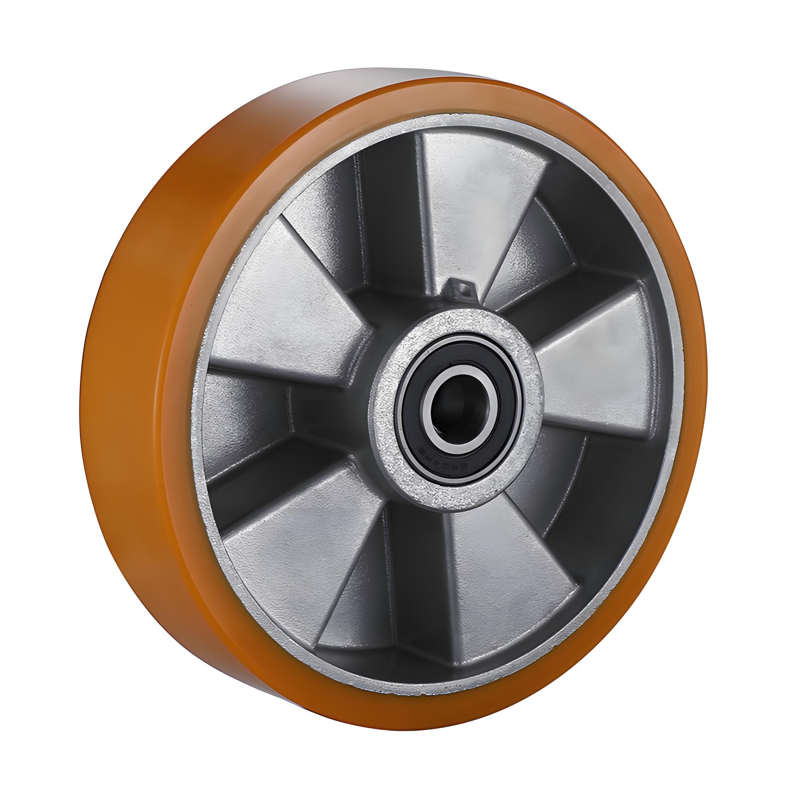 PU Steering Wheel Polyurethane 80x70x25mm Needle Bearing for Hand Pallet Truck