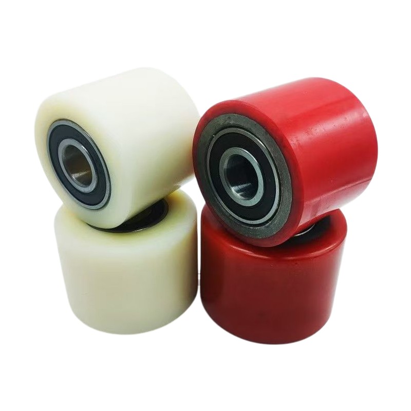 Heavy Duty PU Load Wheel Polyurethane 100x67x30mm Plain Bore