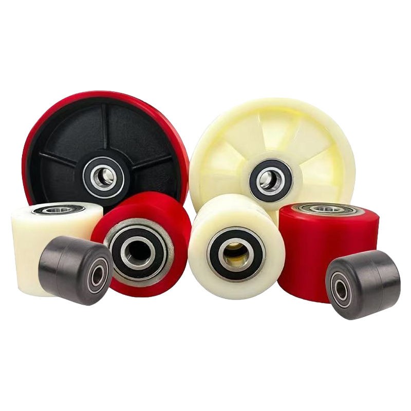 High Resilience PU Steering Wheel Polyurethane 125x67x35mm Ball Bearing