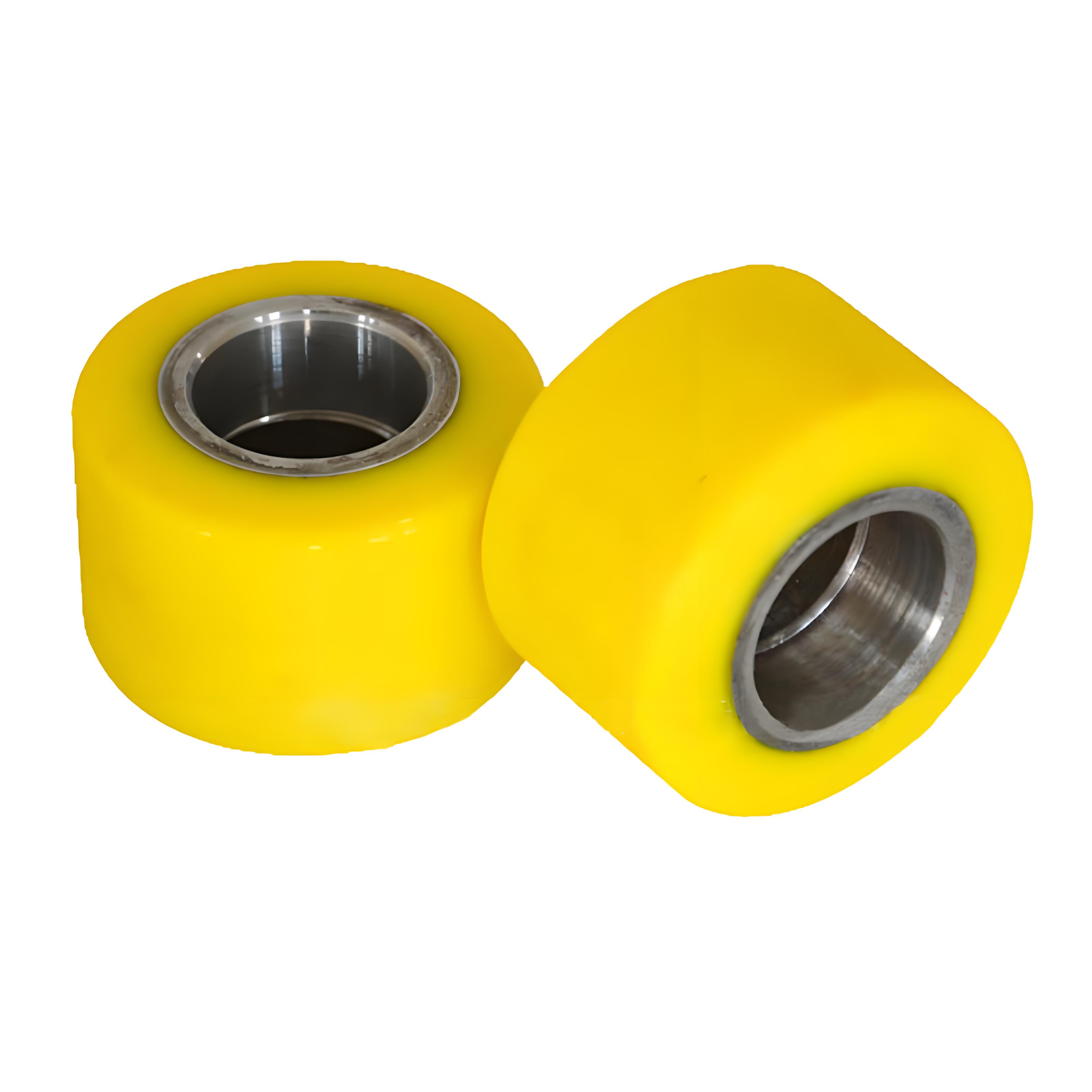 PU Steering Wheel Polyurethane 100x67x30mm Plain Bore with Adapter