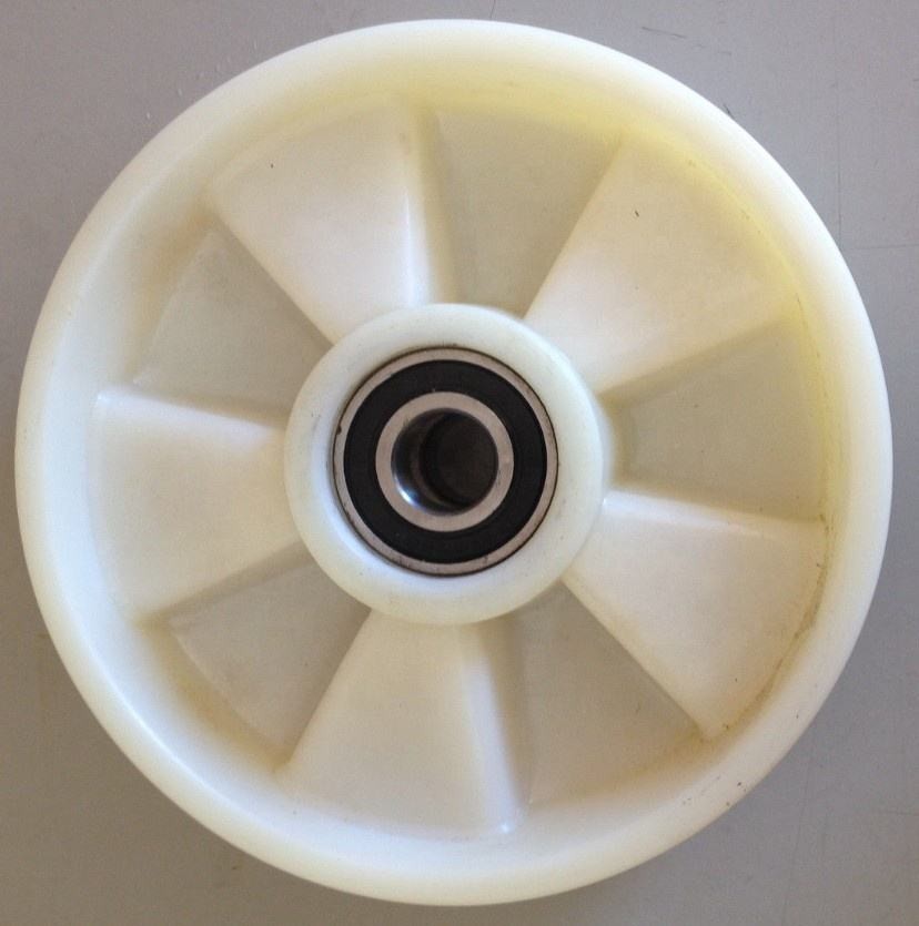 Heavy Duty Nylon Load Wheel Nylon 100x67x30mm Plain Bore