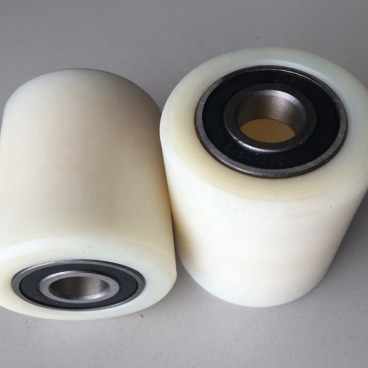 Heavy Duty Nylon Wheel Kit Full Set Nylon Steering and Load Wheels for Pallet Jack