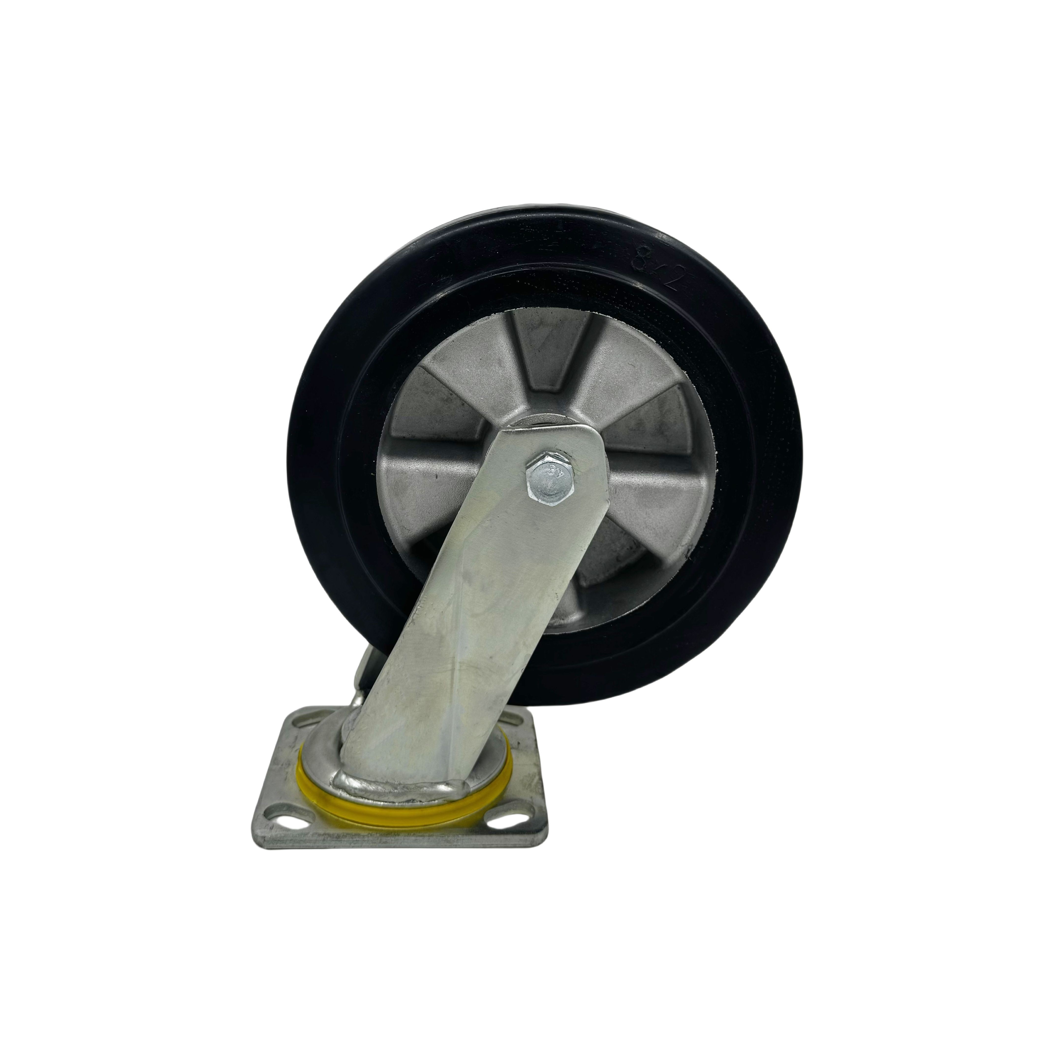 Complete Replacement Kit Solid Rubber Wheels Set for Standard Hand Pallet Truck