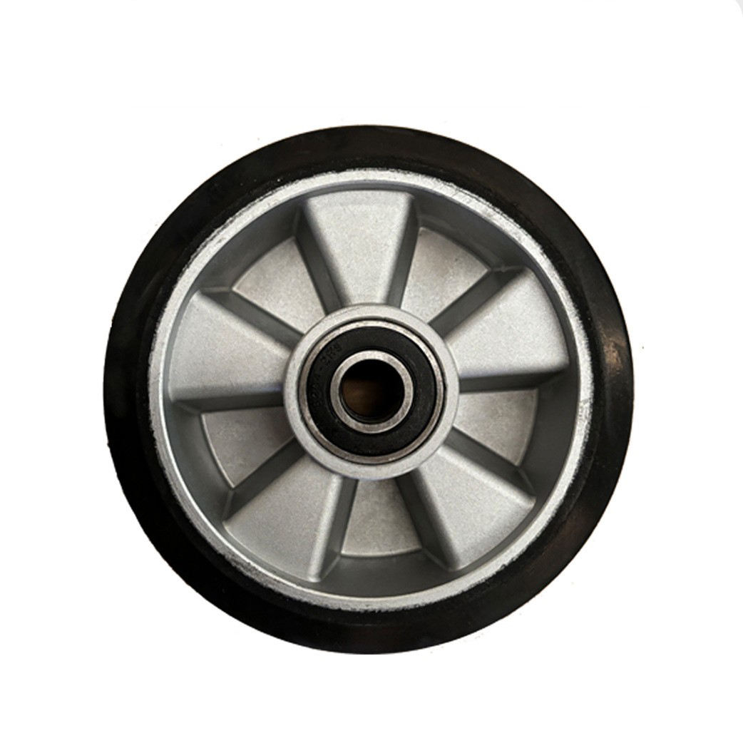 Anti-Static Rubber Load Wheel Solid Rubber 100x67x30mm Plain Bore