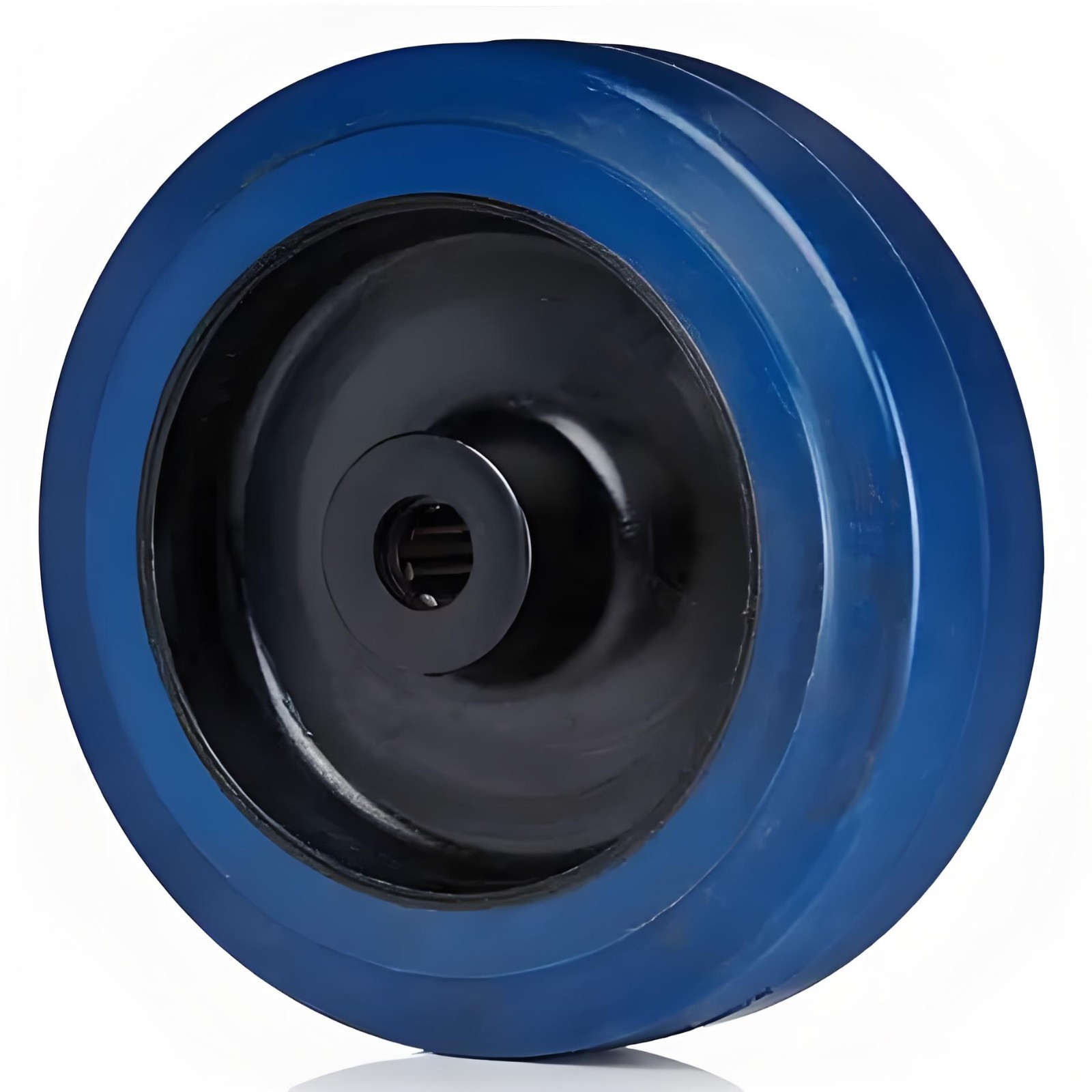 Rubber Steering Wheel Solid Rubber 80x70x25mm Needle Bearing for Hand Pallet Truck