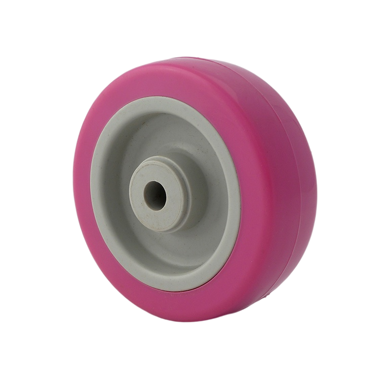 Heavy Duty Rubber Guide Wheel Solid Rubber 100x67x30mm Plain Bore for Pallet Jack