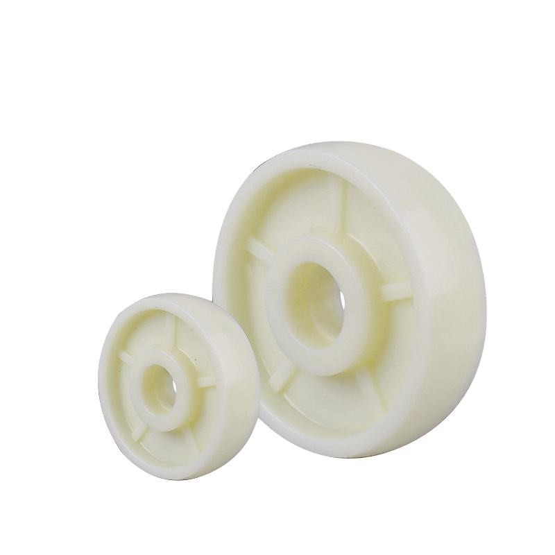 Rubber Load Wheel Solid Rubber 80x70x25mm Heavy Duty Needle Bearing for Pallet Truck