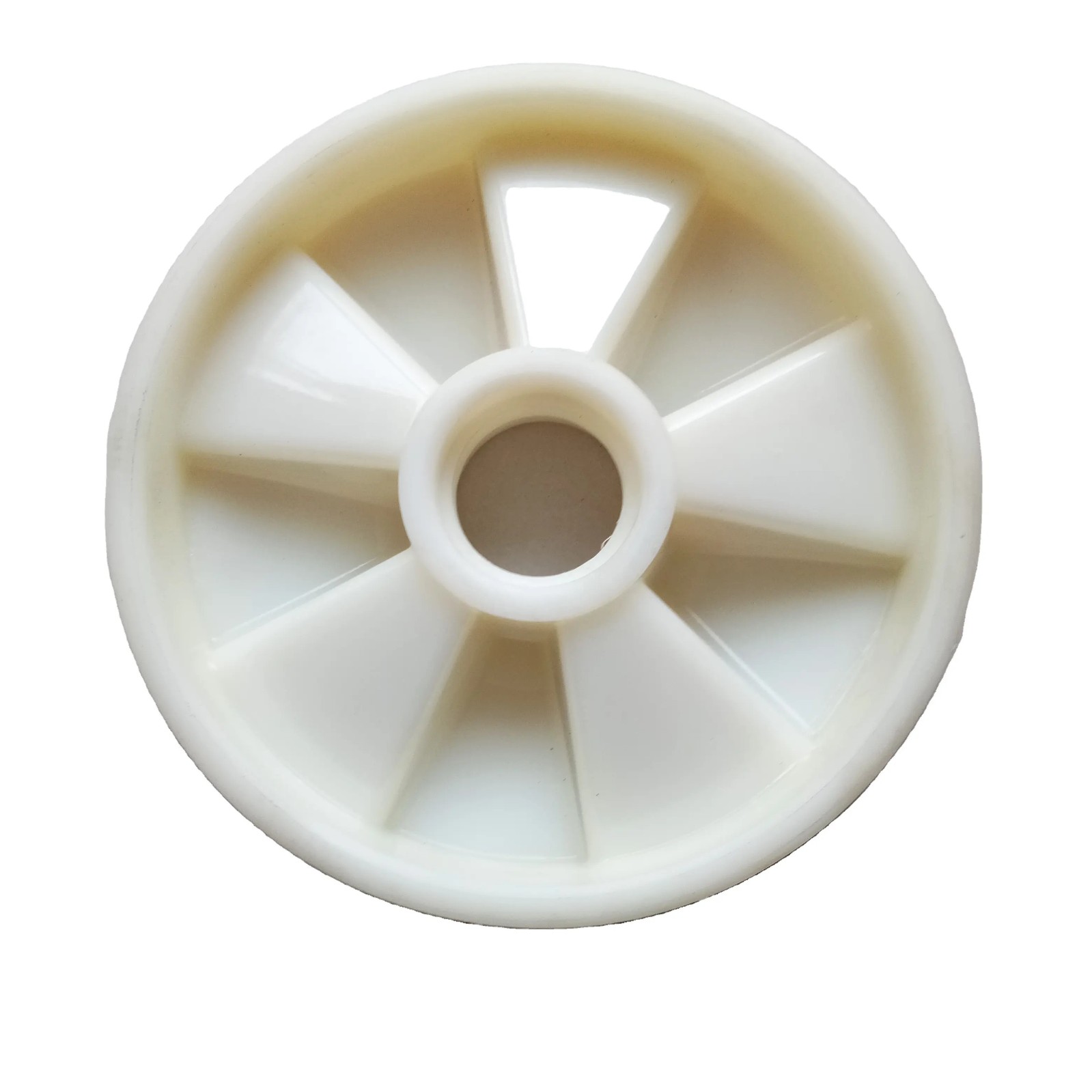 Rubber Load Wheel Solid Rubber 80x70x25mm Heavy Duty Needle Bearing for Pallet Truck