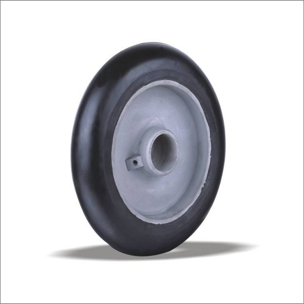 Standard Duty Rubber Steering Wheel Solid Rubber 80x70x25mm Needle Bearing