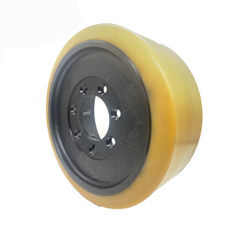 Soft Rubber Steering Wheel 125x67x35mm Ball Bearing for Quiet Operation