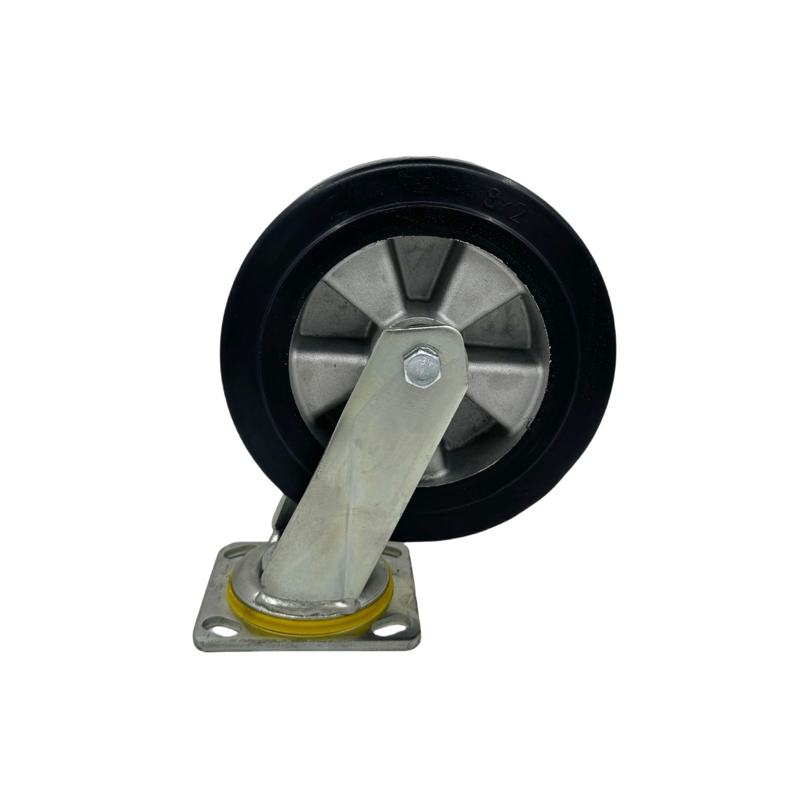 Complete Replacement Kit Solid Rubber Wheels Set for Standard Hand Pallet Truck