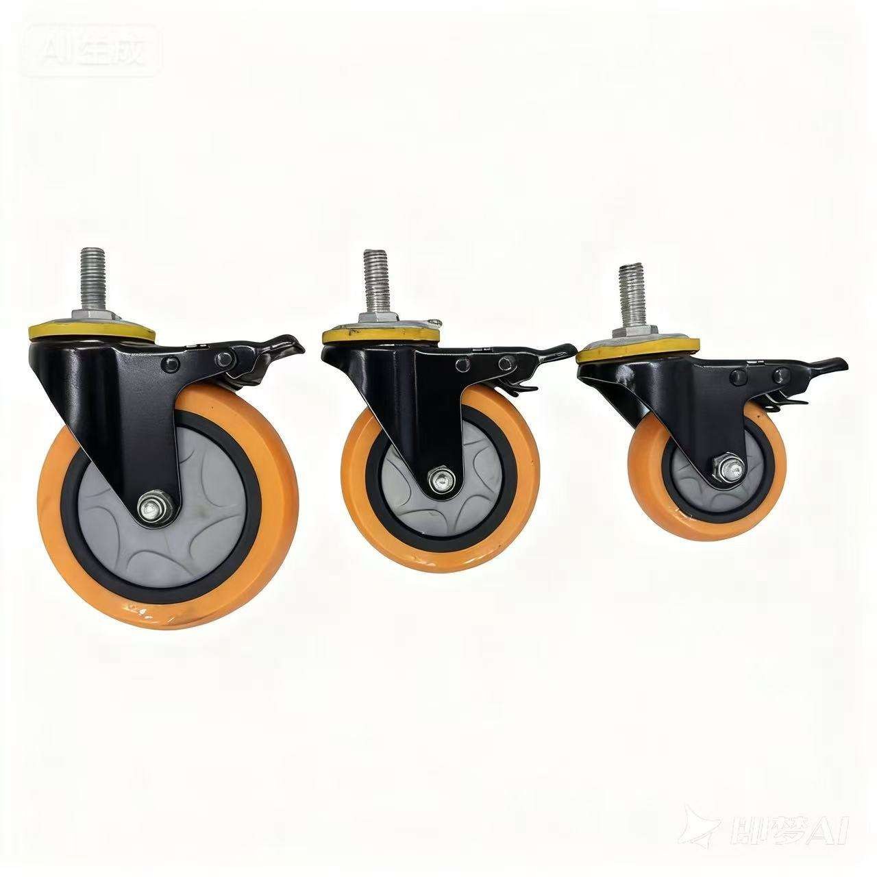 High-Temperature Rubber Steering Wheel Solid Rubber 80x70x25mm Needle Bearing