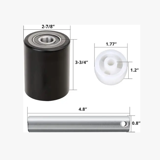 Galvanized Anti Rust Wheel Axle For Manual Pallet Truck