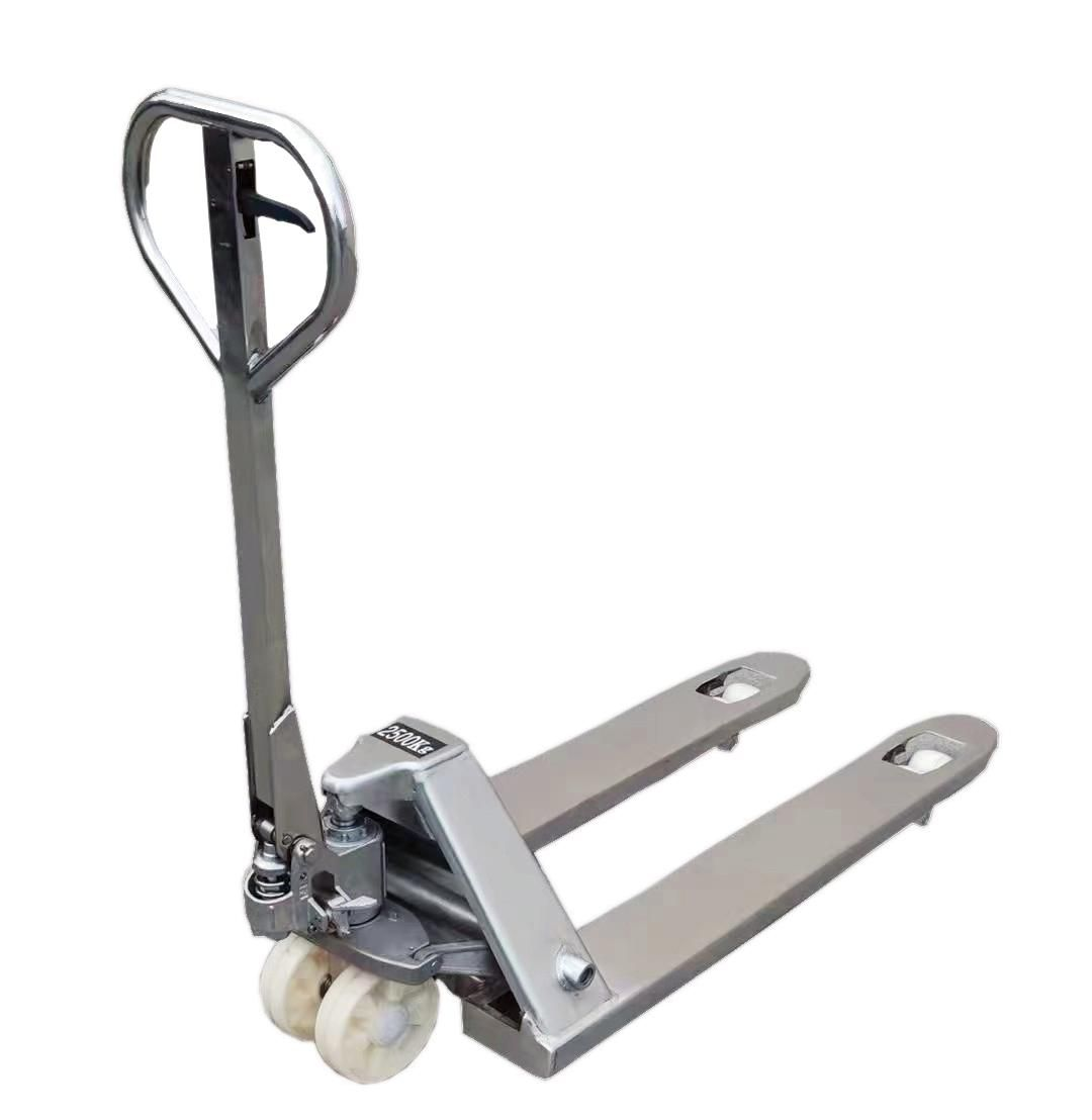 Lightweight Aluminum Manual Pallet Truck Jack Side Handle