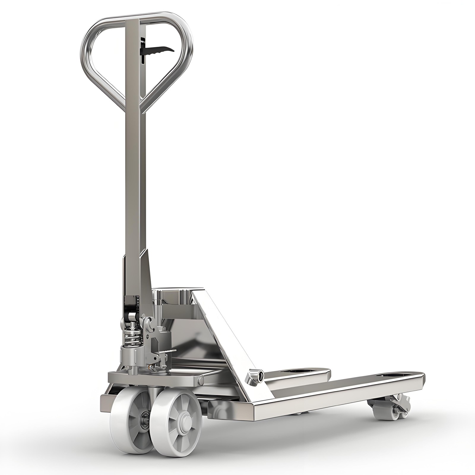 Lightweight Aluminum Manual Pallet Truck Jack Side Handle