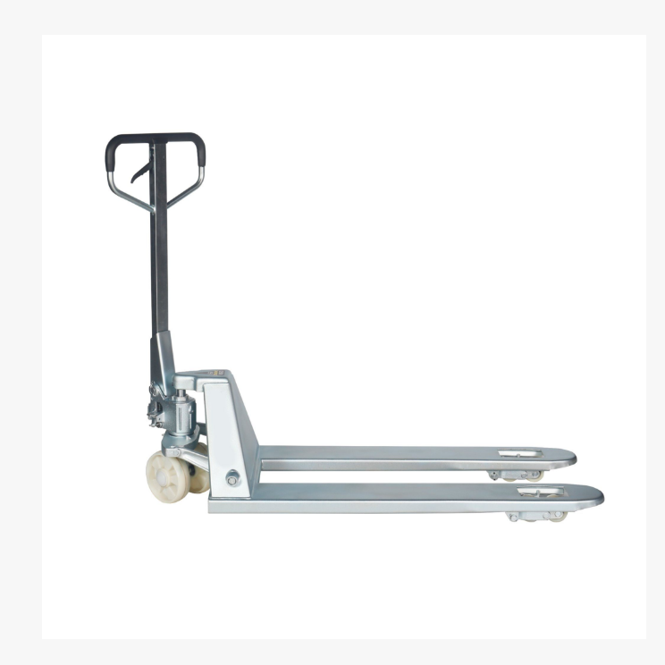 Galvanized corrosion-resistant manual pallet truck chassis frame