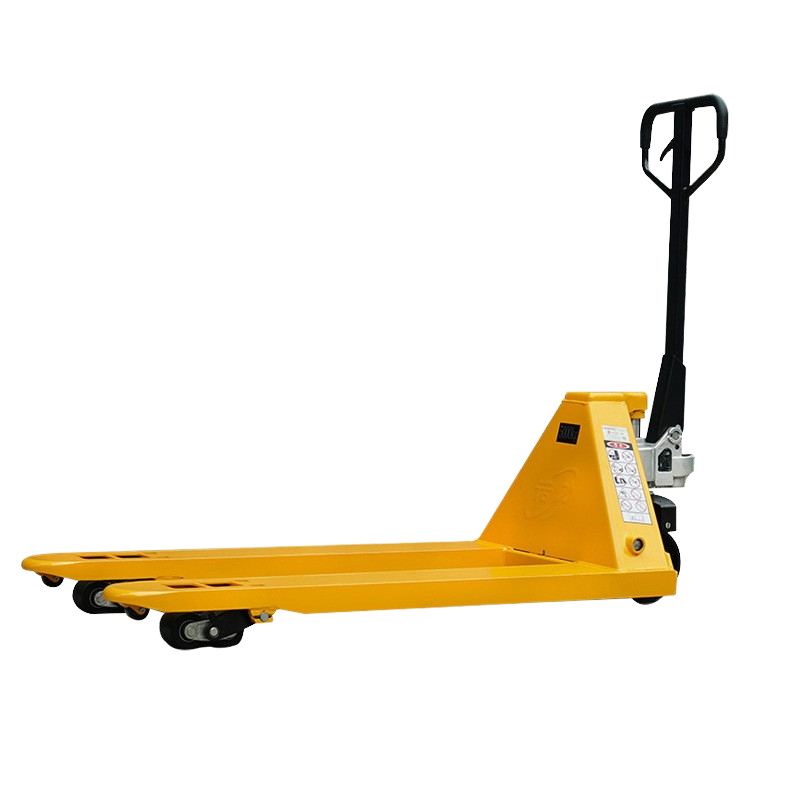 Heavy-Duty Manual Pallet Truck with Linkage Rod Side Guard