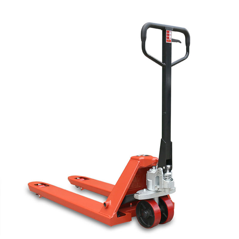 Light-Duty Economic Manual Pallet Truck with Linkage Rod Side Guard