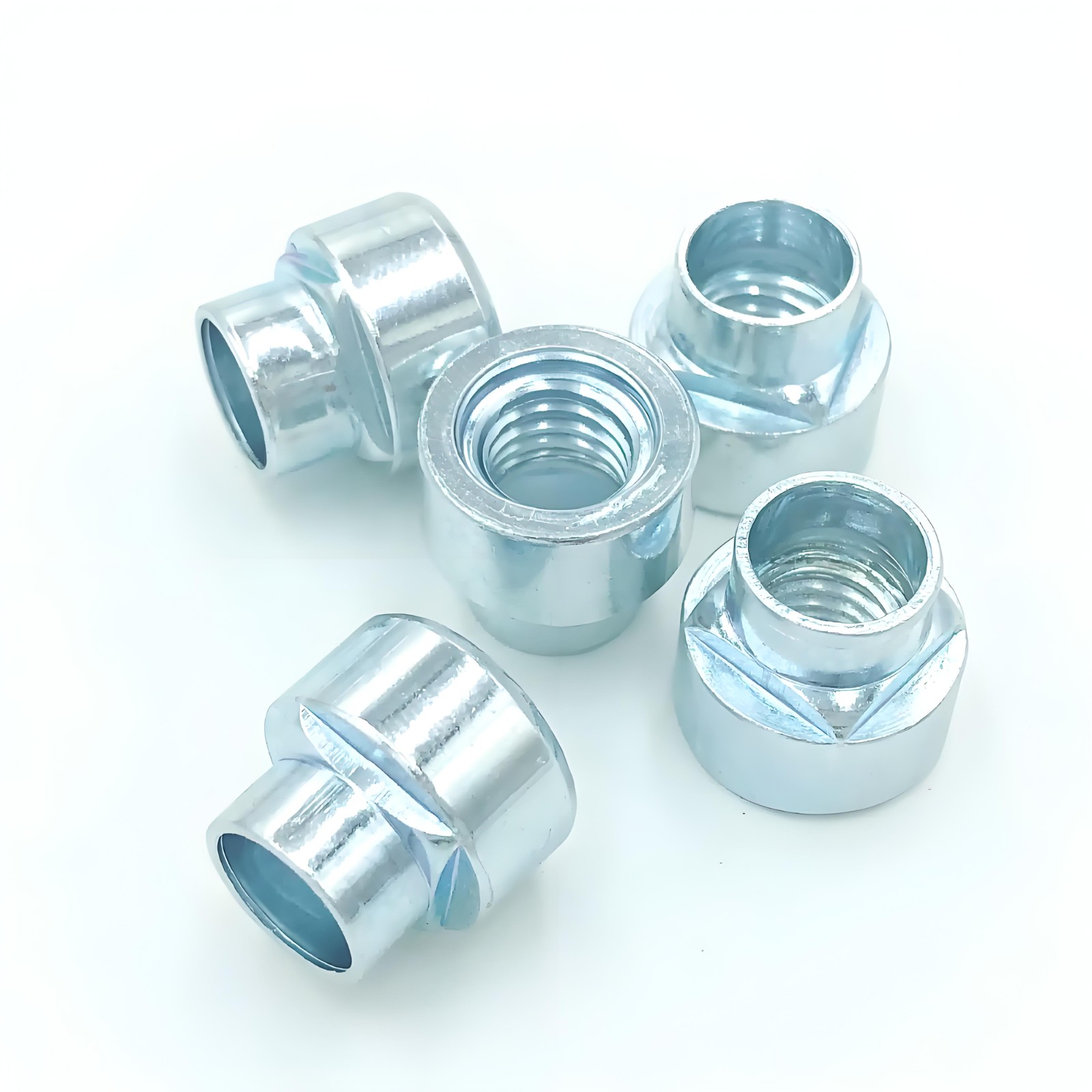 Heavy-Duty Galvanized Steel Manual Pallet Truck Load-Bearing Nuts