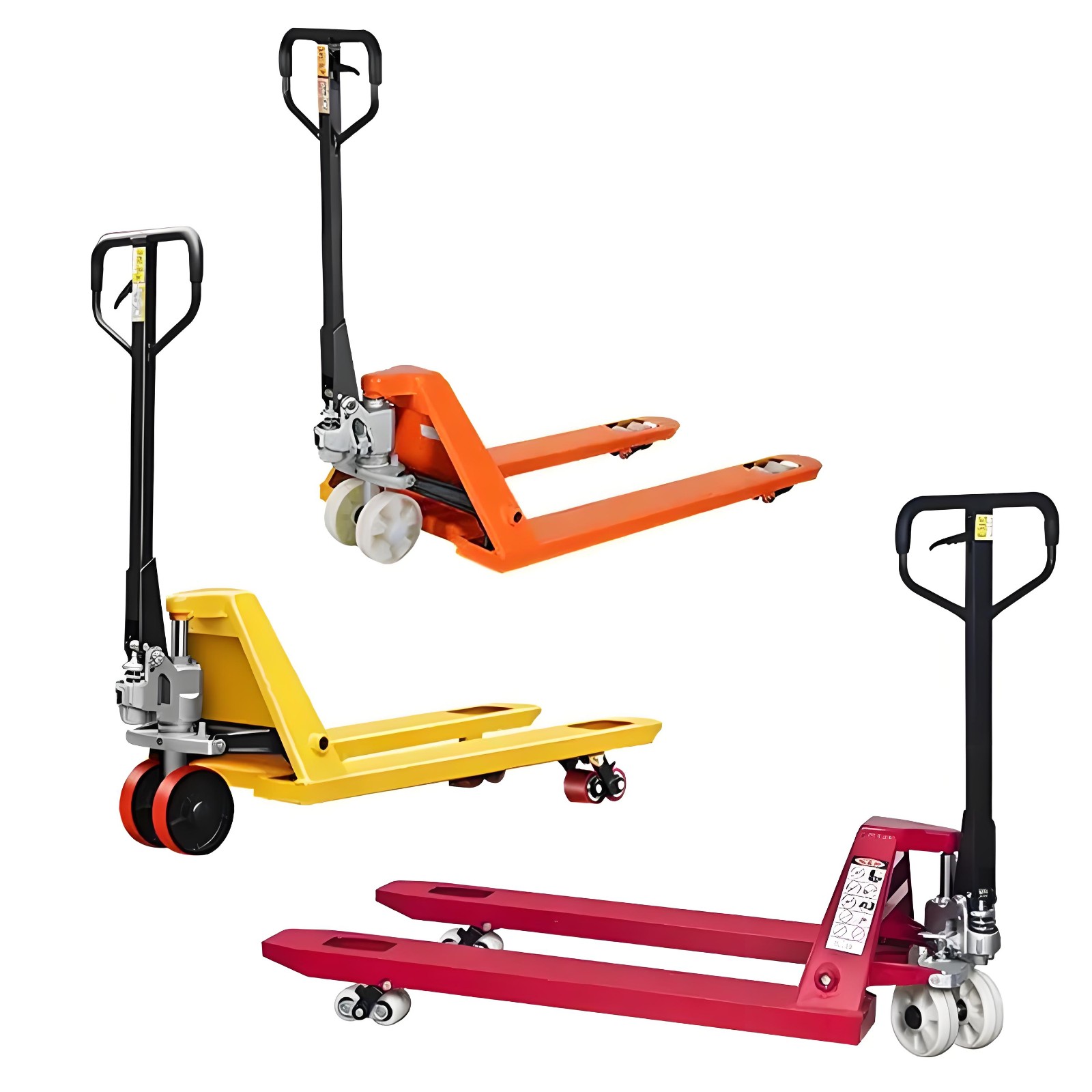 Ergonomic Handle Integrated Brake Assembly for Pallet Trucks