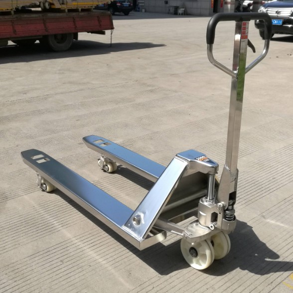 Galvanized Steel Heavy-Duty Hand Pallet Truck - Corrosion Resistant