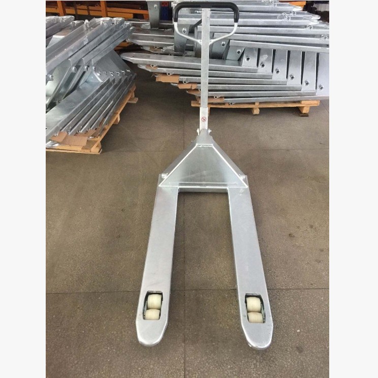 Galvanized Steel Heavy-Duty Hand Pallet Truck - Corrosion Resistant