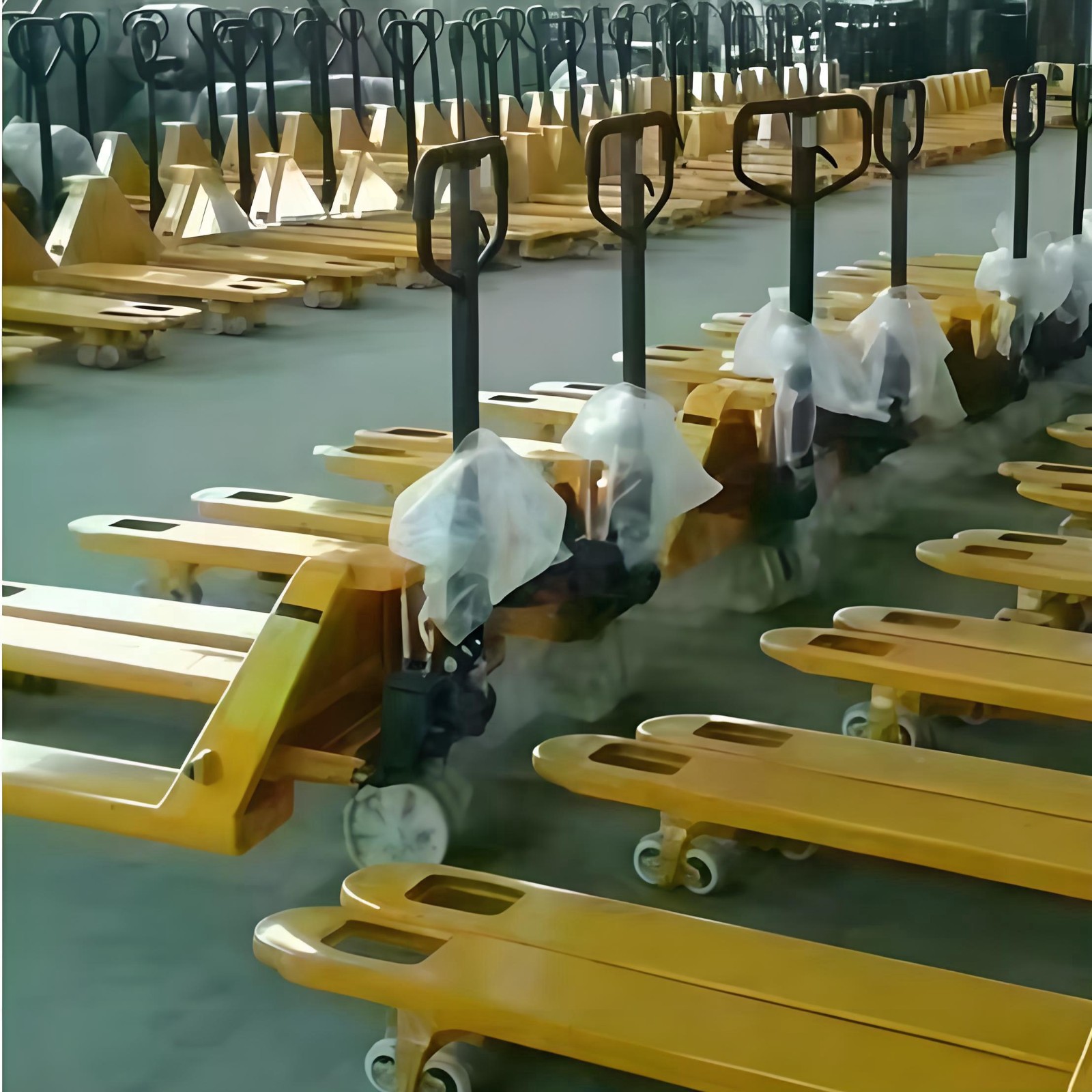 Dual Fork Heavy-Duty Hand Pallet Truck