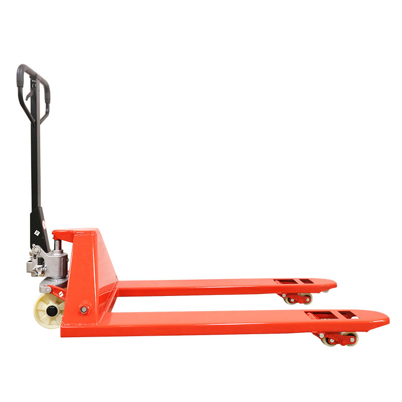 Foldable Handle Heavy-Duty Hand Pallet Truck - Space Saving