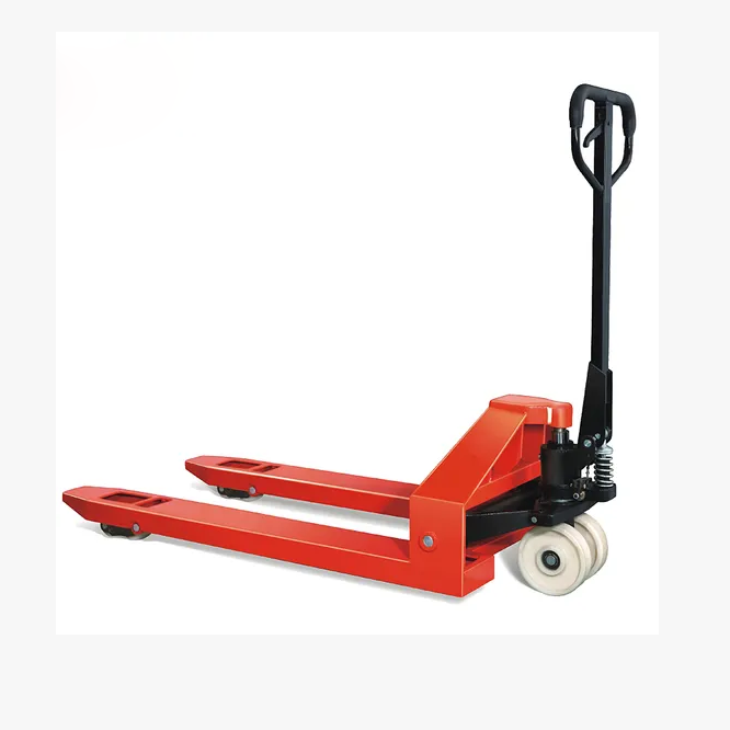 Foldable Handle Heavy-Duty Hand Pallet Truck - Space Saving