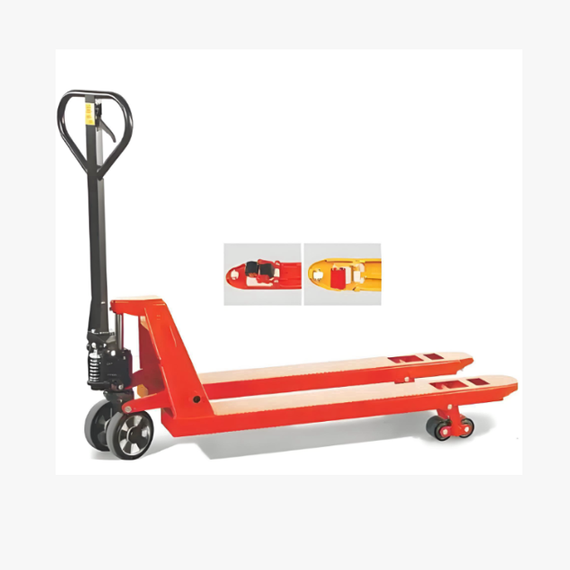 Foldable Handle Heavy-Duty Hand Pallet Truck - Space Saving