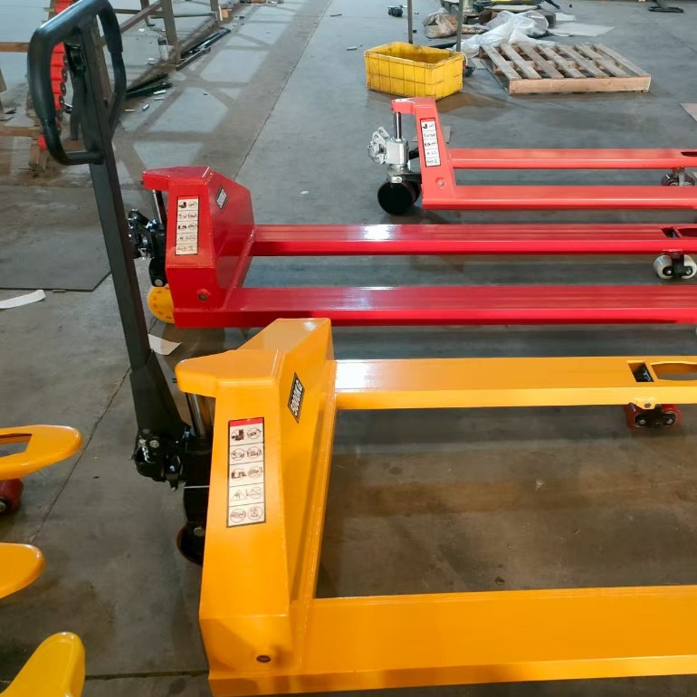 Heavy-Duty Wide-Fork Manual Pallet Truck