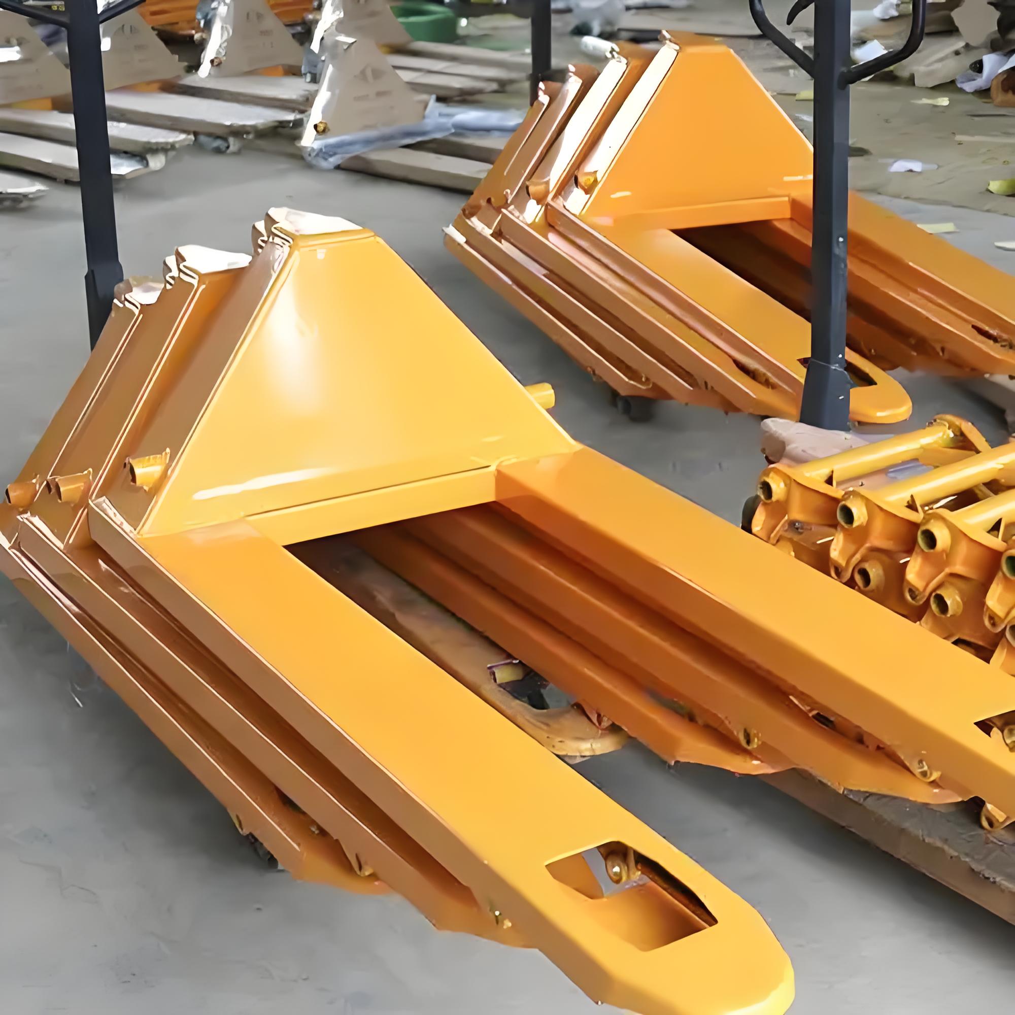 Lifting and transporting goods with pallet forks