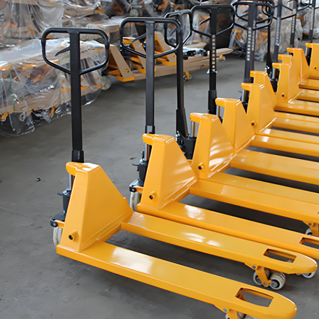 Suitable for manual pallet trucks in logistics and warehousing