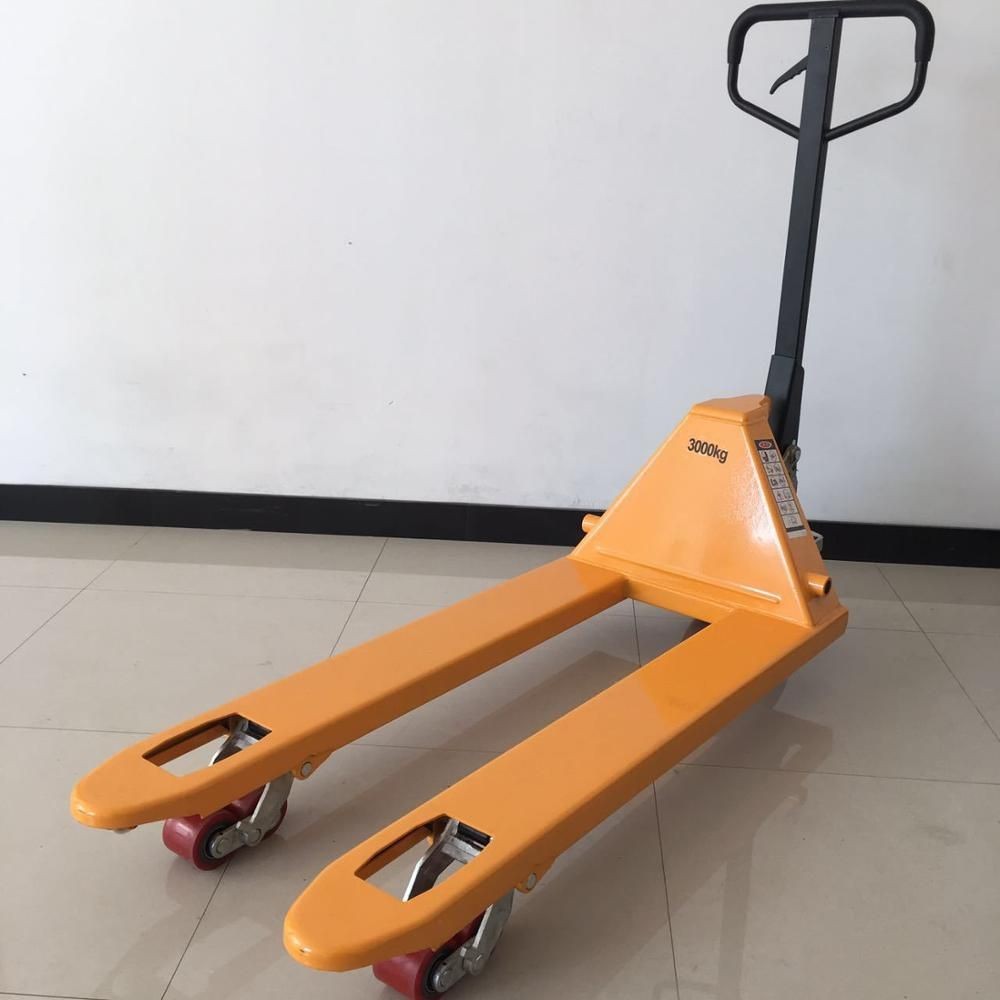 High Capacity 3-Ton Manual Pallet Truck With Powerful Connecting Plate